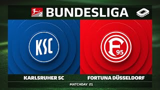 LIVE 🔴 Karlsruher SC vs. Fortuna Düsseldorf | Matchday 21 - Bundesliga 2 2025/26
