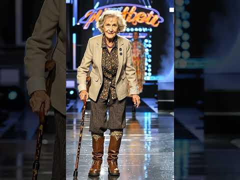 On the AGT stage, an old woman scared the audience