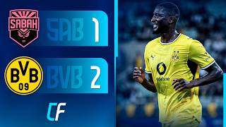 ✅ BORUSSIA DORTMUND DERROTÓ 2-1 al SABAH y sigue en zona de PLAYOFFS en la CHAMPIONS LEAGUE