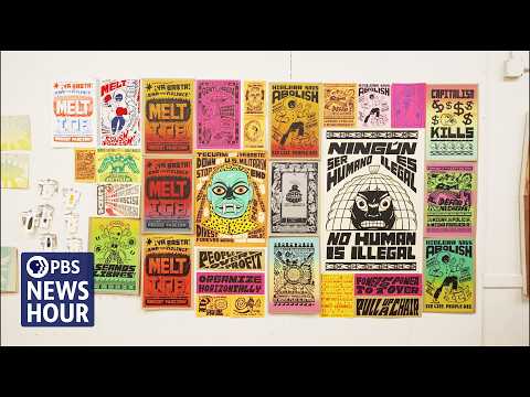 YouTube video thumbnail: Chicago Artists Channel Creativity Into Protesting the Immigration Crackdown