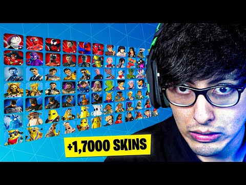 LLEGUÉ A +1700 SKINS EN FORTNITE...