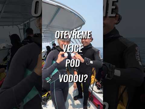 Co se stane, když otevřete vejce pod vodou? #shorts