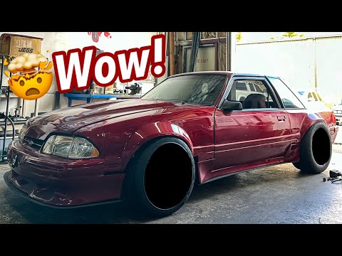 These New Wheels Look Insane On The Swang Stang | Drift Car Turned Drag Car?