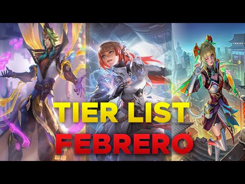 LOS MEJORES HEROES DEL META,TIER LIST FEBRERO 2025 😱 | MOBILE LEGENDS ESPAÑOL