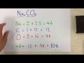 Relative Formula Mass Calculations