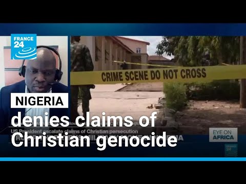 YouTube video thumbnail: Nigeria Denies Claims of Christian Genocide Amid Trump's Threats
