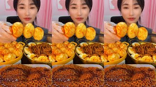 [ASMR ] Mukbang : Fast eat Delicious noodles ASMR 빨리 건강하게 먹어요먹방 | Paig ASMR