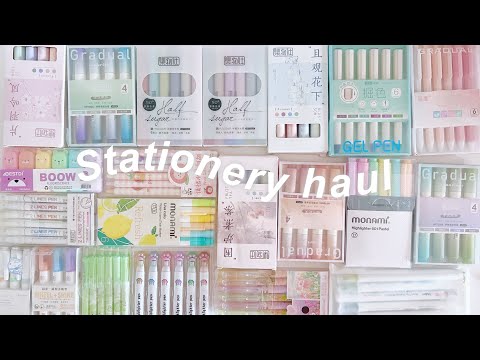 Aesthetic an affordable school supplies haul 2024 👾 w/ Stationery Pal