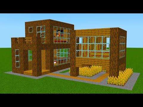 Minecraft - How to build a Super Easy Starter House