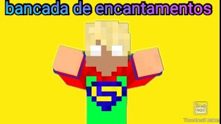 fiz a bancada de encantamentos ( minecraft em busca da casa automática mcpe ) #ep3