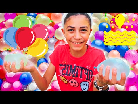 ¡Juegos con globos de agua! 🎈😁 Bricolaje | DIY | Las aventuras infantiles de Heidi y Zidane