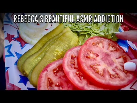 4th of July BBQ!  ASMR (No Talking  Version) Cooking, Food prep, Decorating, etc...