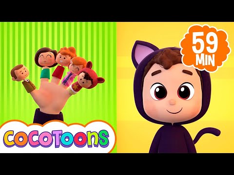 Meus Dedinhos 🖐️ e mais música infantil de Lea e Pop em português | Cocotoons Brasil