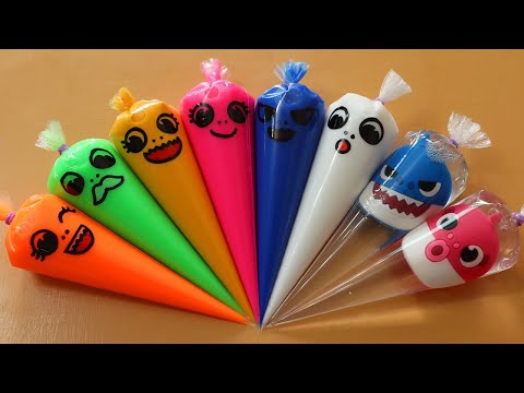 Making Slime with Piping Bags! Most Satisfying Slime Video★ASMR★#ASMR #PipingBags