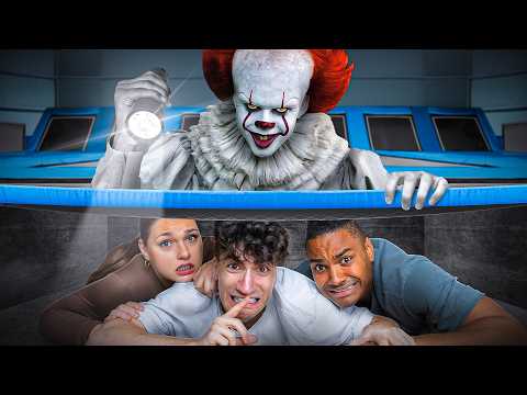 Killer Clown Hide & Seek im Trampolinpark 😰 (ft. Lucy, Rick)