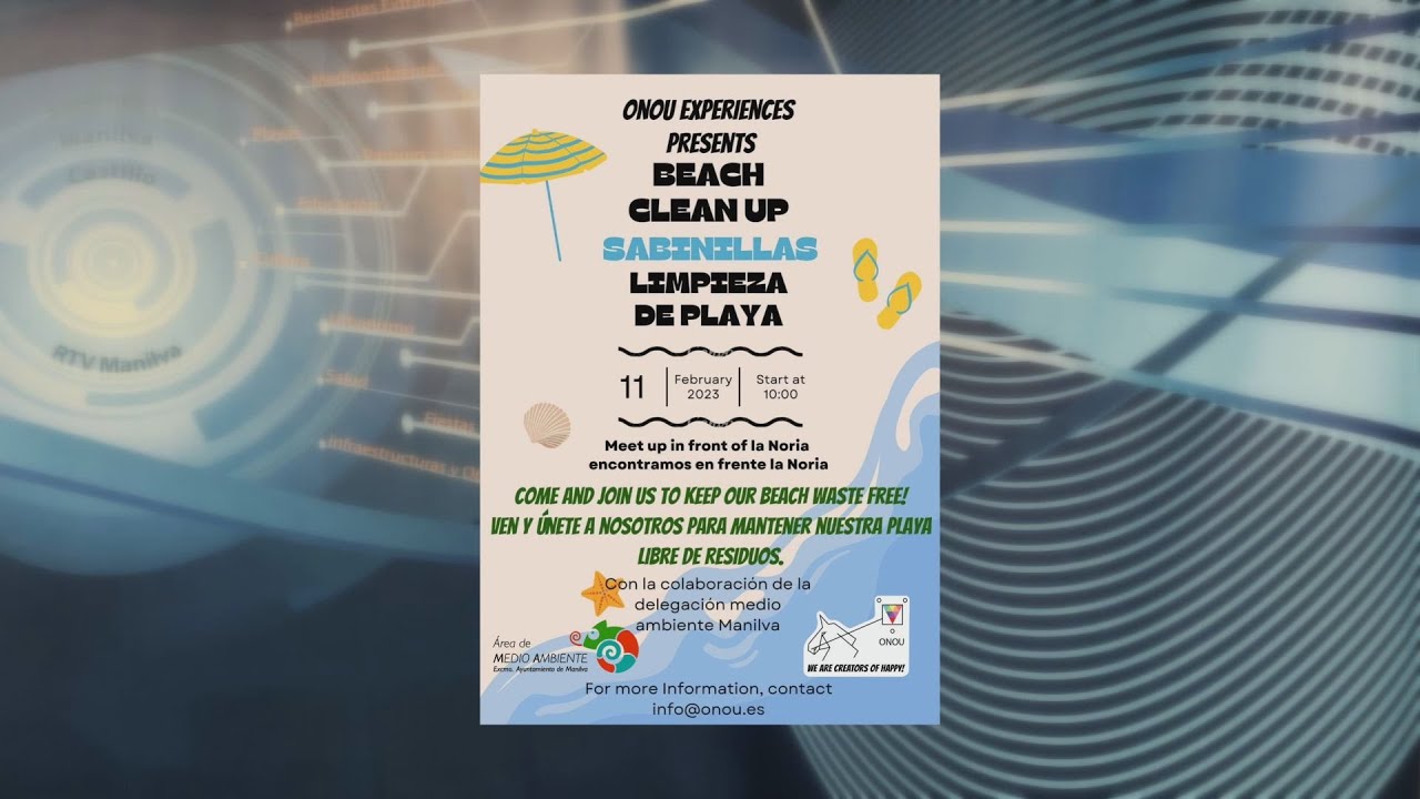 El próximo 25 de febrero se realizará una limpieza de playas