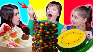 Taste the Challenge: ASMR Compilation of Big, Medium, and Small Foods