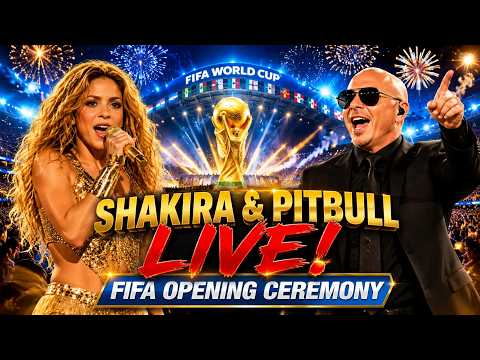 FIFA World Cup 2026 Opening Ceremony | Shakira & Pitbull Live Performance | Epic Stadium Show 4K