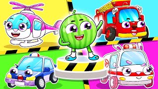 Baby Cars Rescue Squad, Where Are You? Fire Truck, Ambulance, Police Car | Funny Songs by Yum Yum