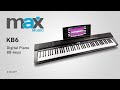 Keyboard Piano for Learners with 88 Weighted Keys - Max KB6