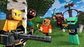 Minecraft Manhunt, but I Added EVERY HORROR MOD