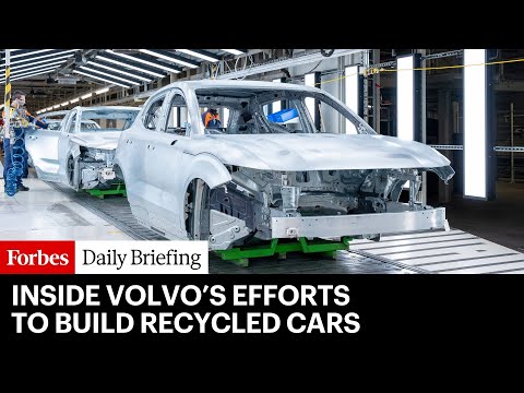 YouTube video thumbnail: How Volvo Is Building Cars Out Of Recycled Materials