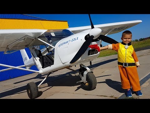 Uçak bozuldu - Dima traktöre biniyor ve uçağı tamir ediyor