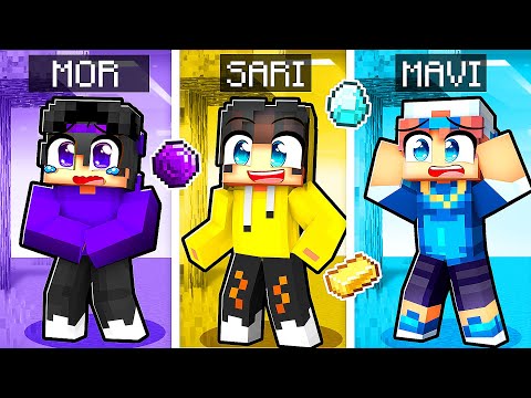 24 Saat Boyunca TEK RENK Challange 🎨 | Minecraft