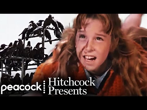The Crows Attack the School - Scene | The Birds (1963) | Hitchcock Presents
