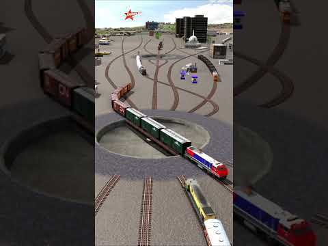 Kereta Api Cepat Melintasi Turntable Persilangan Rel Kereta Api #keretaapi #train #indianrailways