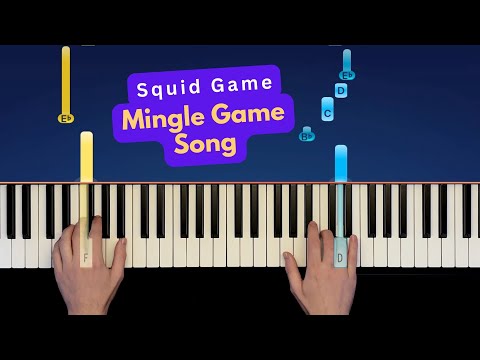 Squid Game Season 2 - Mingle Game Song - Easy Piano Tutorial