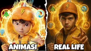 BoBoiBoy In Real Life Full Elemental Power