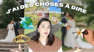 De retour? Des choses à dire sur ces derniers mois! 🫶🏼