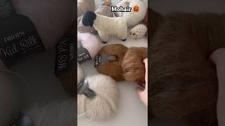 Morbido mohair per i prossimi peluche 🧸 nuovo video sul canale!