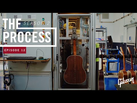 How we get a perfect acoustic guitar setup - The Gibson Plek machine | The Process S2 EP12