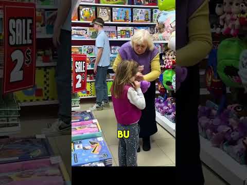 İyi kalpli market çalışanı