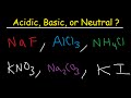Acid-Base Properties and Reactions