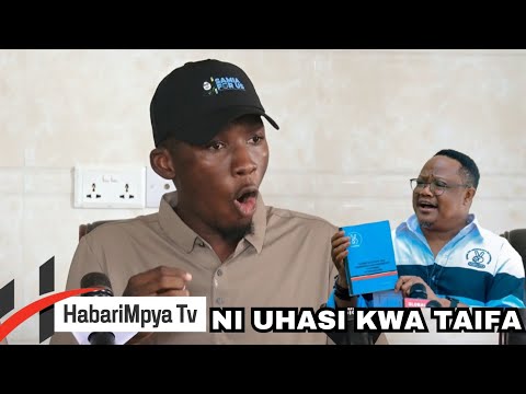 TUNDU LISSU ANAFANYA UHASI kwa TAIFA "Ni Nani Aliyemtuma aseme No Reform No Election,.?"