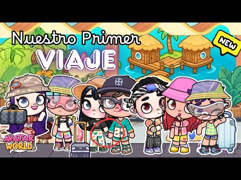 NUESTRO PRIMER VIAJE: Rutina de Viaje de Amigos 🌴✈️ en Avatar World | ARILUNA