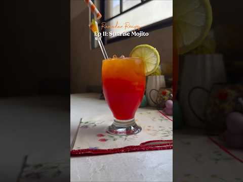 Viral Iftar Drink - Sunrise Mojito | Ramzan Special #drinks