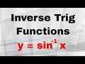 Inverse Trigonometric Functions Concepts
