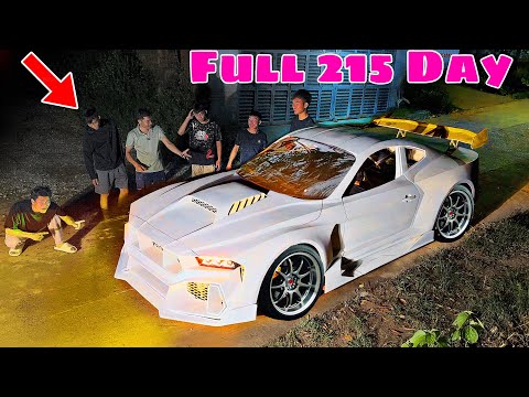 FULL ...Five people built a Ford Mustang Gt supercar from an old Toyota.