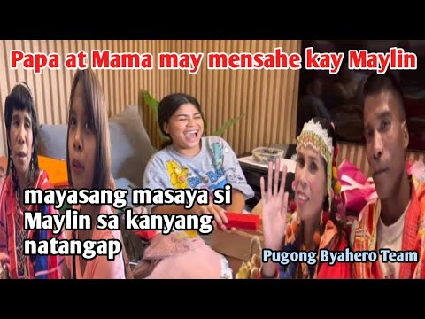 PAMILYA NI MAYLIN TUWANG TUWA SA MGA NATANGGAP NA REGALO