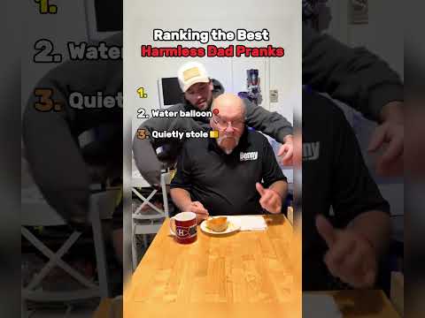 Ranking the Best Harmless Dad Pranks🤣