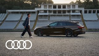The Audi A6 Avant with Leo Neugebauer