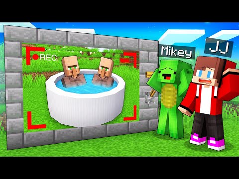 What Villagers Do When Mikey and JJ Left the Village in Minecraft (Maizen)