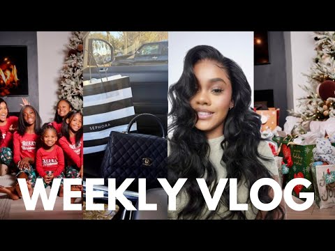 WEEKLY VLOG! Look who showed up for Christmas | Last vlog for 2024 + Gifts opening + Shopping & more