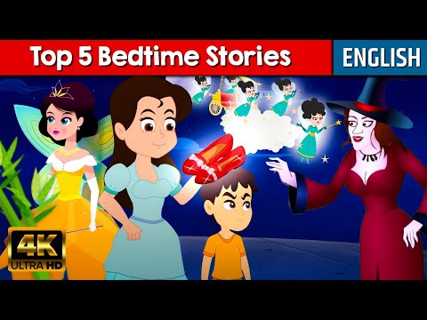 Top 5 Bedtime Stories For Kids - English Story | English Fairy Tales | Moral Stories In English