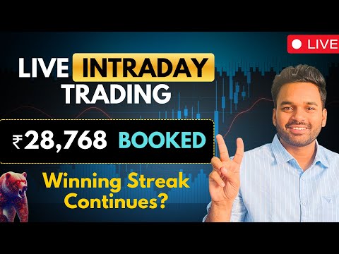 📊LIVE Intraday Trading || 11 February || ₹27,838 Booked