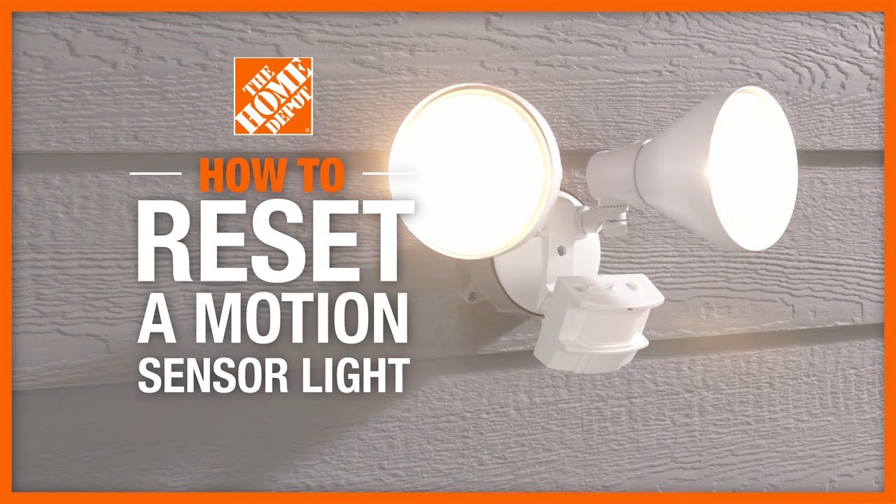 How to Reset a Motion Sensor Light
